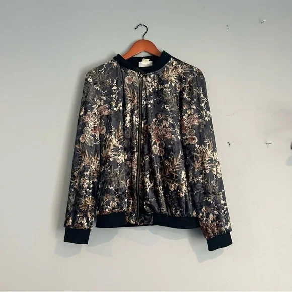 [Serengeti] Velvet Bomber Jacket - Picture 2 of 5